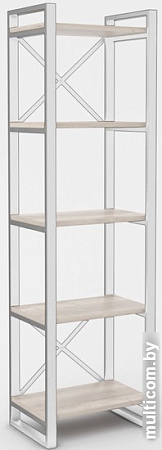 Стеллаж Hype Mebel Стандарт 50x200 (белый/древесина белая)