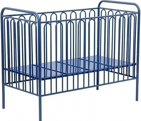Детская кроватка Polini Kids Vintage 110 (синий)
