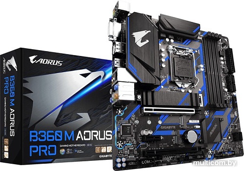 Материнская плата Gigabyte B360 M Aorus Pro (rev. 1.0)