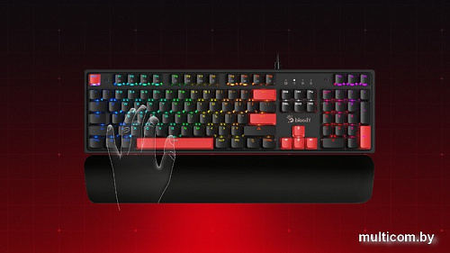 Клавиатура A4Tech Bloody S515R (черный, Bloody BLMS Red)
