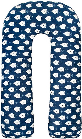 Подушка для беременных Amarobaby Белые медведи AMARO-40U-BM