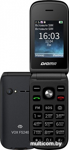 Мобильный телефон Digma Vox FS240 (серый)