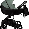 Универсальная коляска Indigo Tour Eco (2 в 1, te 03/черная кожа+шалфей кожа)