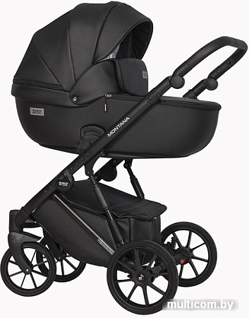 Универсальная коляска Riko Basic Montana Ecco (2 в 1, 12/черный)