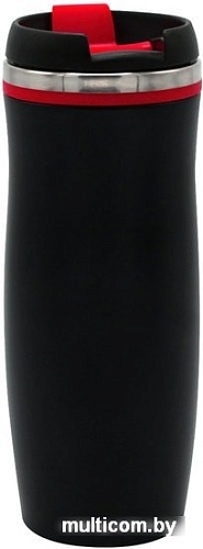 Термокружка UTTA Dark Latte 5007.05 0.42л (черный/красный)