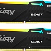 Оперативная память Kingston FURY Beast RGB 2x8ГБ DDR5 6000МГц KF560C40BBAK2-16