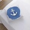 Чехол на подушку JoyArty Пятно с якорем sl_15955