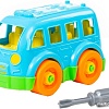 Конструктор Полесье 78995 Автобус малый (голубой)
