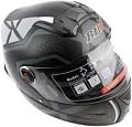 Мотошлем BLD M61 (XL, черный/серый)