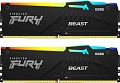 Оперативная память Kingston FURY Beast RGB 2x8ГБ DDR5 6000МГц KF560C40BBAK2-16
