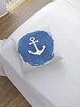 Чехол на подушку JoyArty Пятно с якорем sl_15955