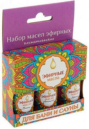 Главбаня Набор эфирных масел Б70101 3x17 мл