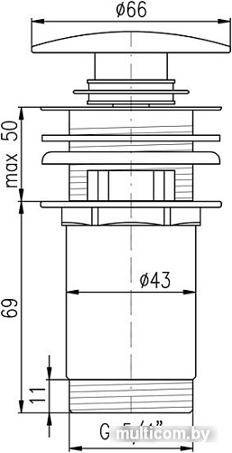 Донный клапан Slezak RAV MD0484Z