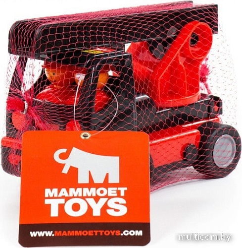 Игрушечный транспорт Полесье Mammoet Мой первый автомобиль пожарный 77356 (черная лестница)