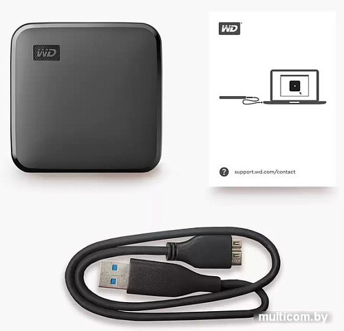 Внешний накопитель WD Elements SE 1TB WDBAYN0010BBK