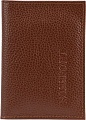 Обложка для паспорта Poshete 604-118M-GNG (рыжий)
