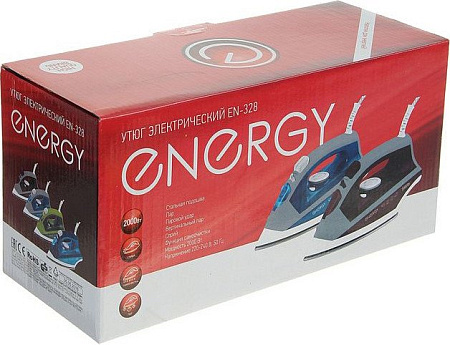 Утюг Energy EN-328 (серый/бордовый)
