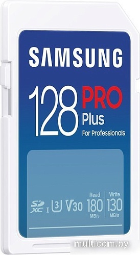 Карта памяти Samsung PRO Plus 2023 SDXC 128GB