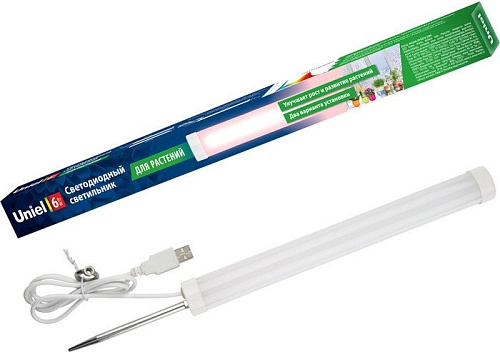 Лампа для растений Uniel ULT-P39-6W/SPLE IP40 WHITE UL-00007147