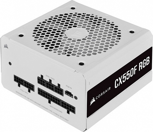 Блок питания Corsair CX550F RGB White CP-9020225-EU