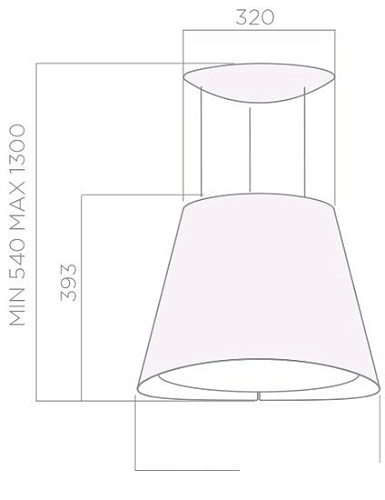 Кухонная вытяжка Elica Easy WH/F/50 [PRF0119940]