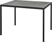 Журнальный столик Ikea Нибода (серый бетон/черный) 304.526.27