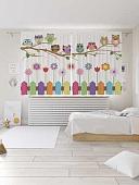 Комплект штор JoyArty Веселые совы Oxford DeLux 1.45x1.8 м (2 шт)