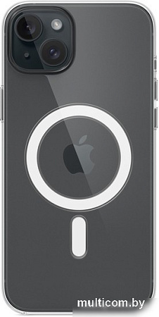 Чехол для телефона Apple MagSafe Clear Case для iPhone 15 Plus (прозрачный)