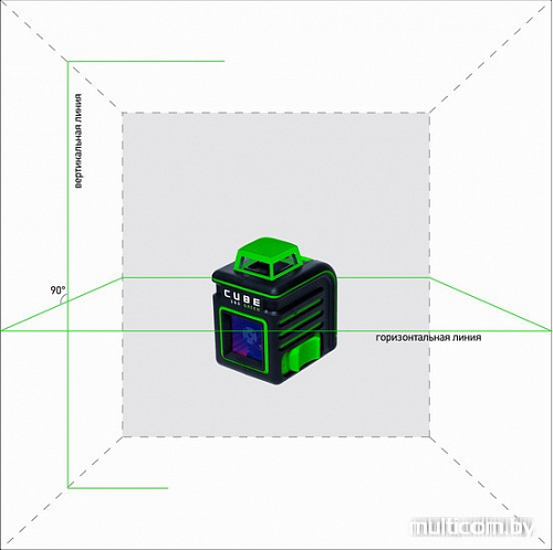 Лазерный нивелир ADA Instruments CUBE 360 Green ULTIMATE EDITION [A00470]