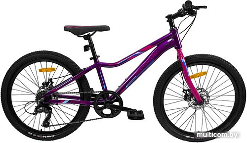 Детский велосипед Maxiscoo Starlight MSC-SL2401-7-G (темный маджента)