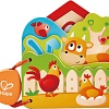 Развивающая игрушка Hape Книжка Ферма E0046
