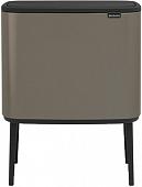 Brabantia Bo Touch Bin 3x11 л (платиновый)
