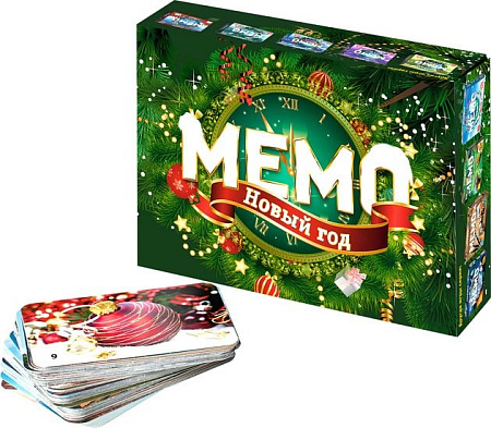 Настольная игра Бэмби Мемо - Новый год