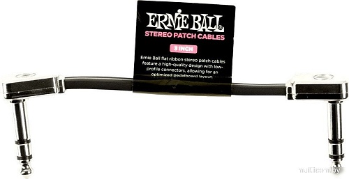 Кабель для гитарных педалей Ernie Ball 6407 6.3 мм - 6.3 мм (0.08 м)