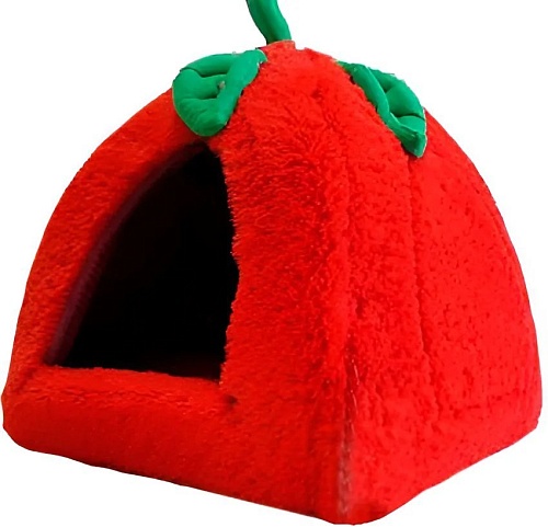 Домик Гю-Вас Клубничка 37х37х40см (мех)