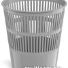 Корзина для бумаг Erich Krause Classic 9 л 55909 (серый)