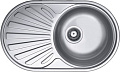 Кухонная мойка Ukinox Фаворит FAP740.440 --GT8K 1R- (с сифоном)