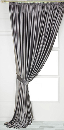 Штора Mio Tesoro Velvet 1.5x2.6 м (серый)