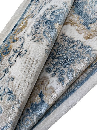 Ковер для жилой комнаты Safyun Liparis LP364-CREAM-BLUE (2x3)