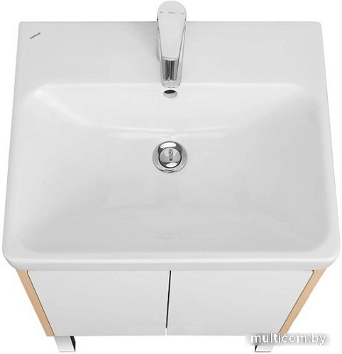 Акватон Тумба под умывальник Сканди Doors 55 1A278801SDB20 (белый/дуб верона)