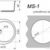 Кухонная мойка Maxstone MS-1 (темно-серый глянец)