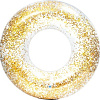 Надувной плот Intex Transparent Glitter Tubes 56274 (золотой)