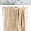 Шпатель деревянный ItalWax для воска D000212 (100 шт)