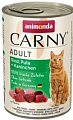Консервированный корм для кошек Animonda Carny Adult с говядиной, индейкой и кроликом 0.4 кг