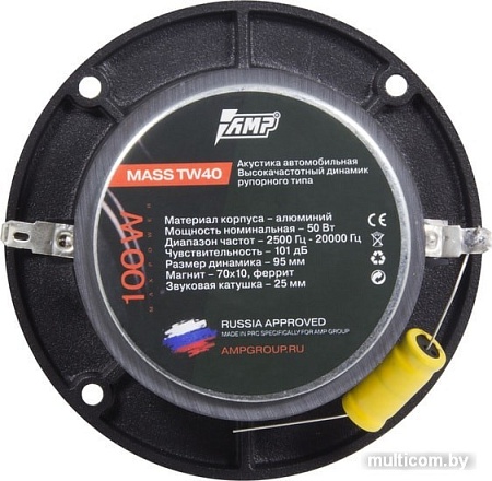Твитер AMP MASS TW40