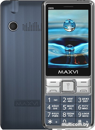Кнопочный телефон Maxvi X900i (маренго)