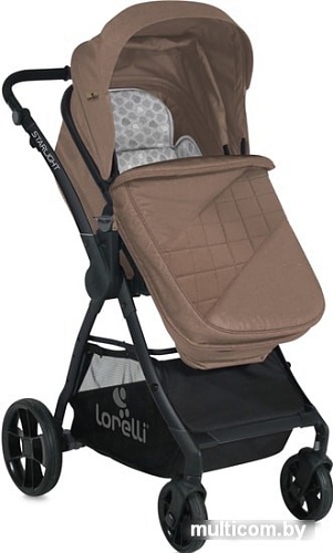 Универсальная коляска Lorelli Starlight 2018 (3 в 1, beige)
