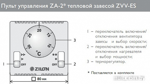 Тепловая завеса ZILON ZVV-1.5E9S