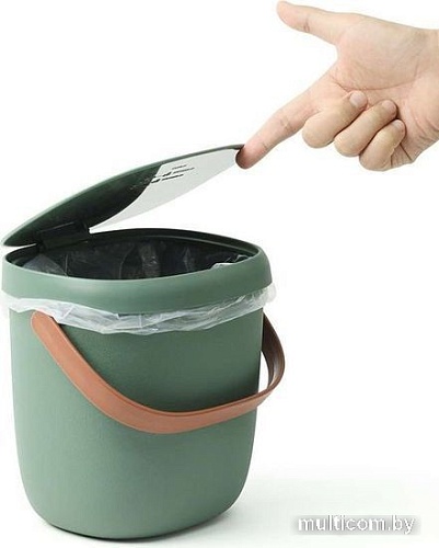 Контейнер для пищевых отходов Qualy Foody QL10379-GN (зеленый)