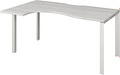 Стол Программа Техно Аргентум-МП НТМП.П-040 левый (сосна винтер/белый)